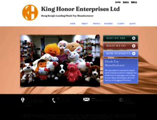 kinghonorenterprises.com screenshot