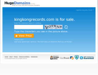 kingkongrecords.com screenshot