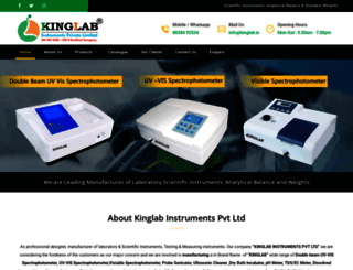 kinglab.in screenshot