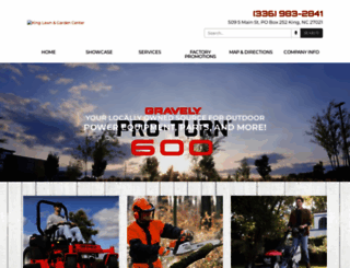 kinglawnandgarden.com screenshot