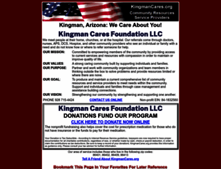 kingmancares.org screenshot