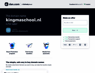 kingmaschool.nl screenshot