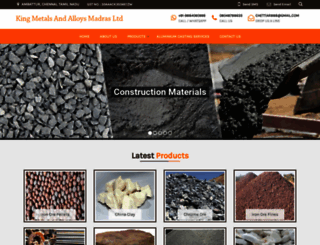 kingmetalsandalloys.com screenshot