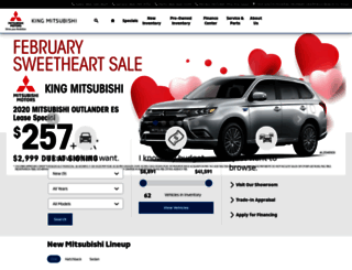 kingmitsubishi.com screenshot