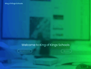 kingofkingsschools.com screenshot
