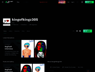 kingofkingz305.deviantart.com screenshot