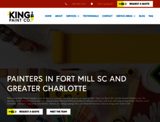 kingpaintcompany.com screenshot