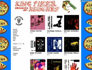 kingpizzarecords.com screenshot