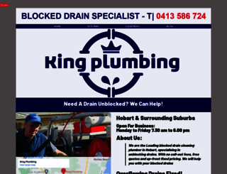 kingplumbing.com.au screenshot