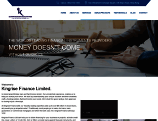 kingrisefinance.com screenshot