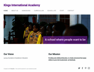 kings-international-academy.mozello.com screenshot