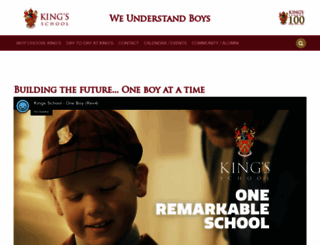 kings.school.nz screenshot