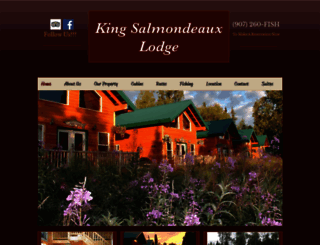 kingsalmondeauxlodge.com screenshot