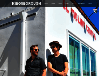 kingsboroughmusic.com screenshot