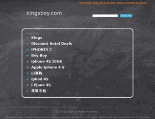 kingsboy.com screenshot