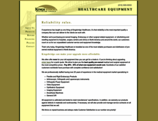 kingsbridgehealthcareequipment.com screenshot
