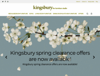 kingsburyfurniture.ie screenshot