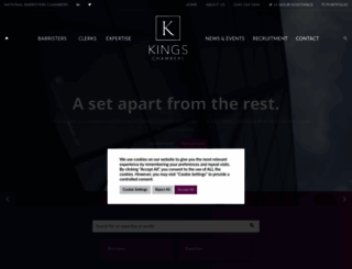 kingschambers.com screenshot