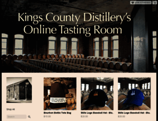 kingscountywhiskey.storenvy.com screenshot