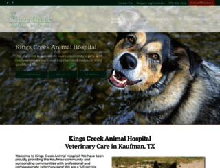 kingscreekanimalhospital.com screenshot