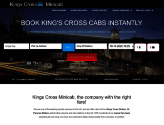kingscross-minicab.co.uk screenshot
