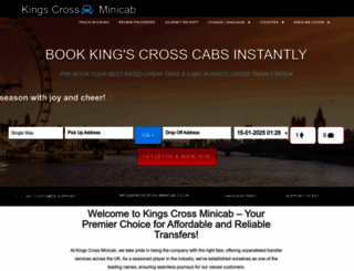 kingscross-minicab.co.uk screenshot