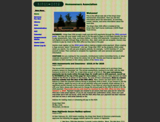 kingsdeer.org screenshot