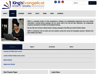 kingsdivinity.org screenshot