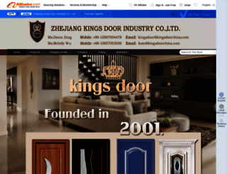 kingsdoor.en.alibaba.com screenshot