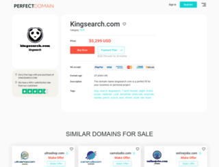 kingsearch.com screenshot