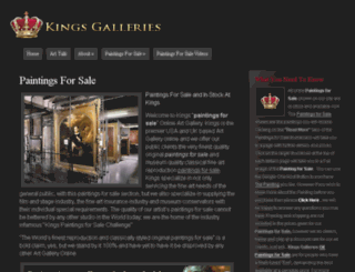 kingsgalleries.com screenshot