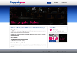kingsgatehairsalon.com screenshot