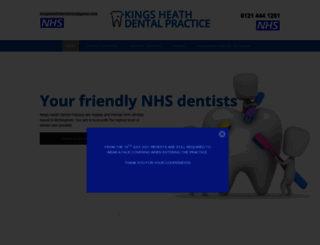 kingsheath-dentalpractice.co.uk screenshot