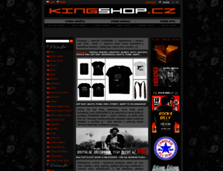 kingshop.cz screenshot