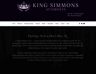 kingsimmons.com screenshot