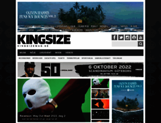 kingsizemagazine.se screenshot