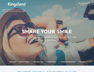 kingslanddentalgroup.com screenshot