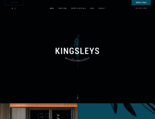 kingsleys.com.au screenshot