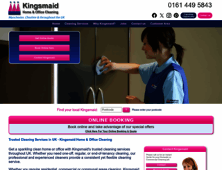 kingsmaid.co.uk screenshot
