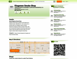 kingsmen-smoke-shop.hub.biz screenshot