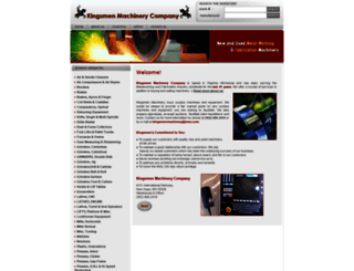 kingsmenmachinery.com screenshot