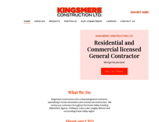 kingsmereconstruction.com screenshot