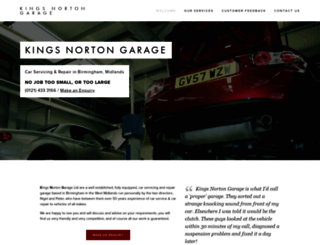 kingsnortongarage.com screenshot