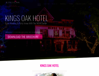kingsoakhotel.com screenshot