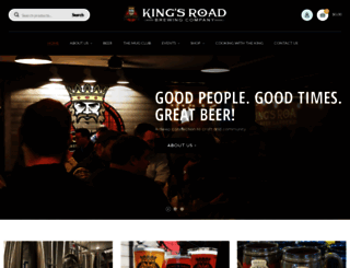 kingsroadbrewing.com screenshot