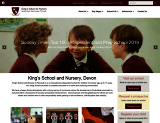 kingsschool-plymouth.co.uk screenshot