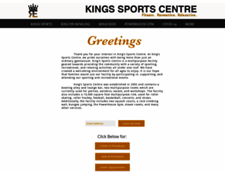 kingssportscentre.com screenshot