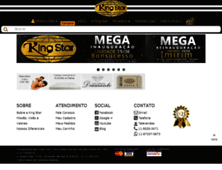 kingstarcolchoes.com.br screenshot