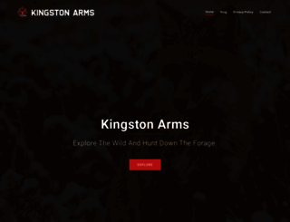 kingston-arms.co.uk screenshot