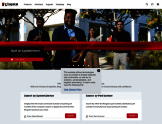 kingston.com.cn screenshot